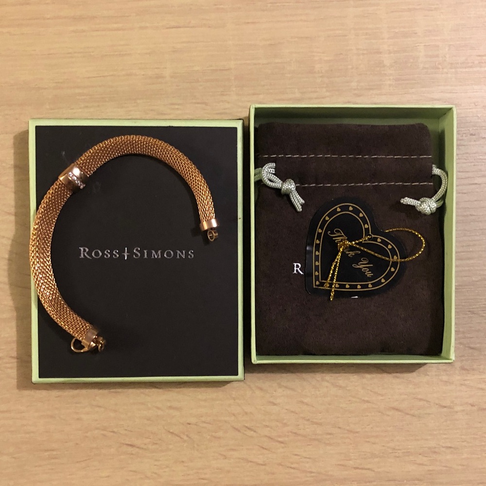 Ross-Simons Elegant Gold-Tone Bracelet